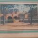 Antique engraving, framed, titled "Le Pont Neuf".
