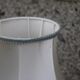 Vintage brass lamp with fringed shade – H35 cm, Ø20 cm