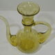 Grande verseuse vintage en verre soufflé Biot