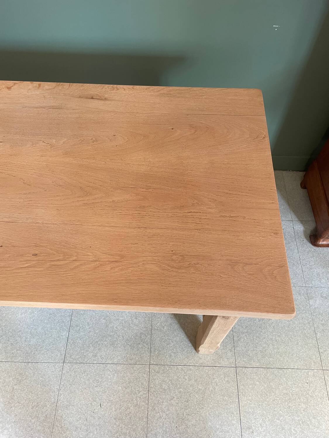 Airbrushed farm table