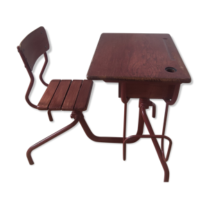 Bureau d'école vintage