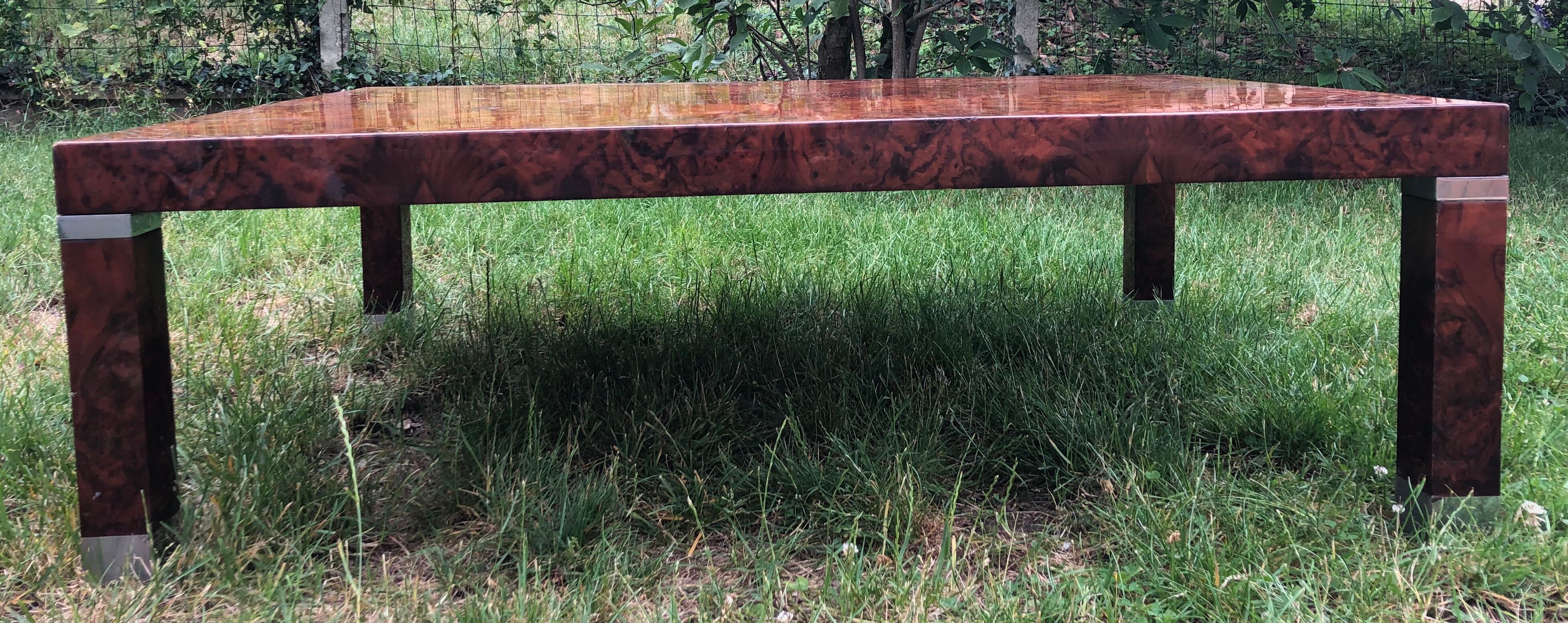 Vintage 1960 walnut table