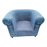 Wicker armchair