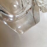 1960 crystal cup glasses ringing with cut-outs