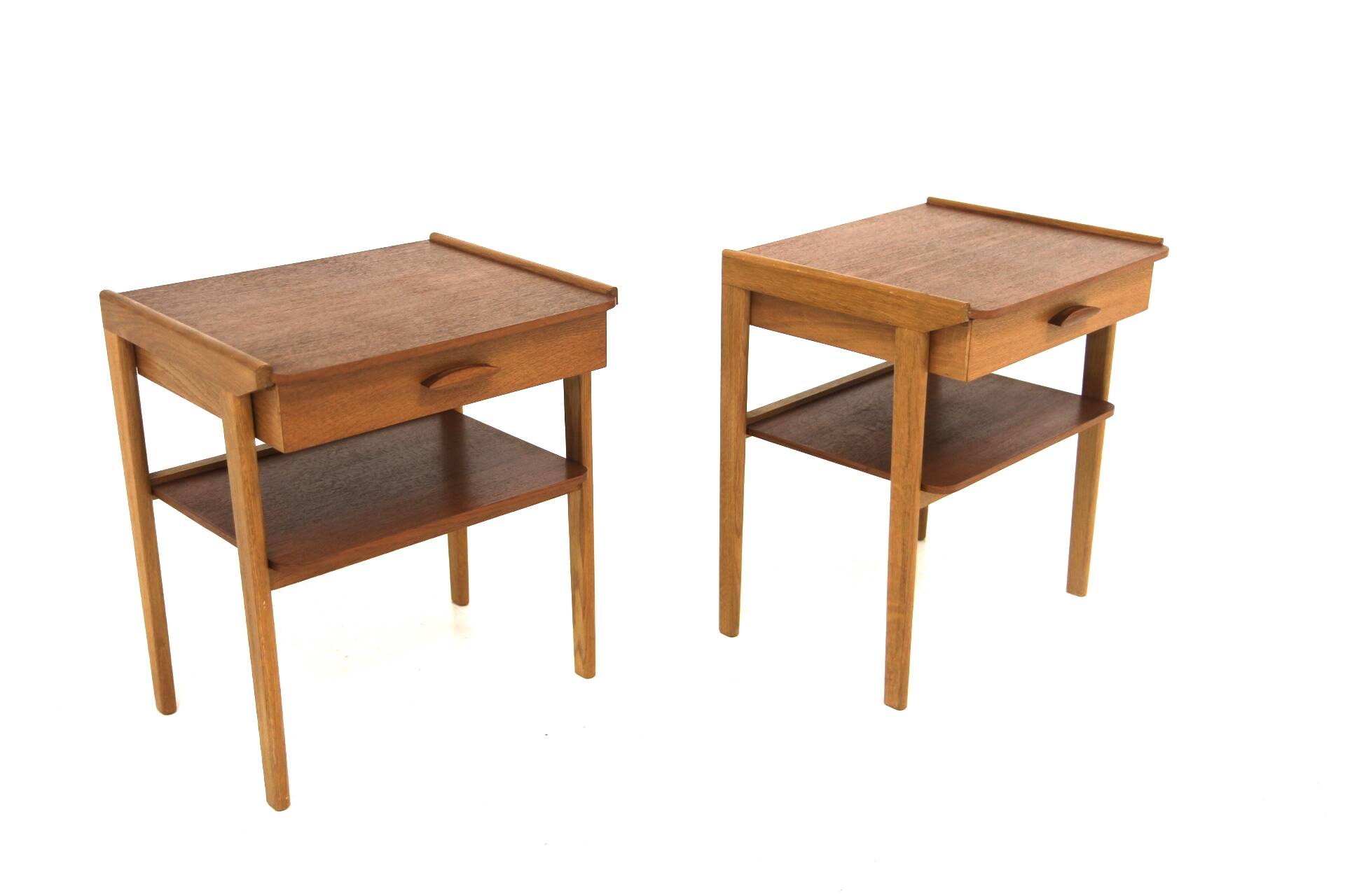 Pair of Scandinavian teak bedside tables, Sweden, 1960