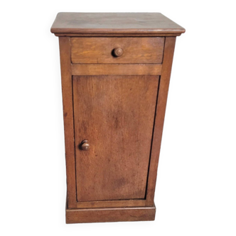 Louis Philippe style bedside table in oak