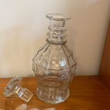 Vintage carafe in molded glass