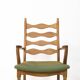 Nyrup Møbelfabrik oak arm chair by Henning Kjaernulf