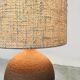Vintage ceramic table lamp XL 'earth tones'