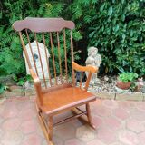 Wooden rocking chair