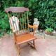 Wooden rocking chair