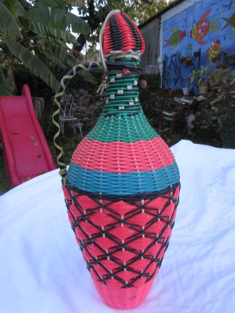 Bouteille scoubidou