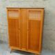 Armoire bois&rotin