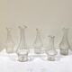Set of 5 glass apothecary vials