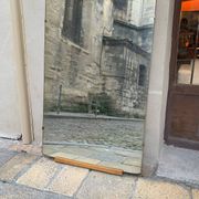 Grand miroir vintage à poser