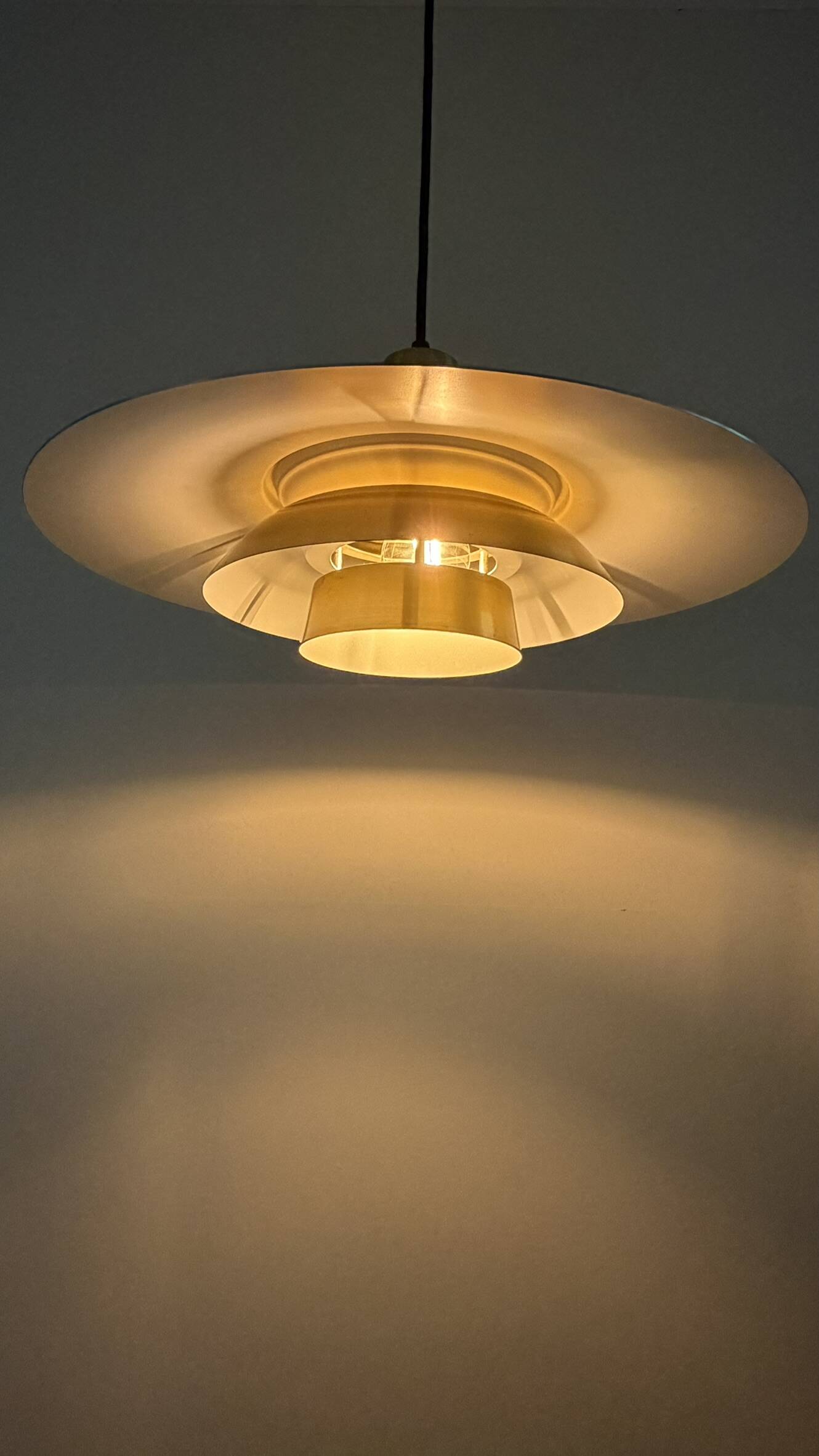 Vintage 1970's Super Light Brutalist Style Lamp - David Mogensen