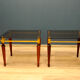 Pair of tables with crystal glass spiegel parsol, germany, 1970