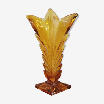 Vintage amber vase