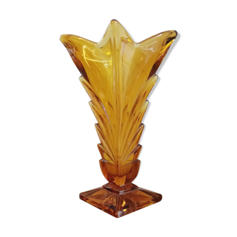 Vintage amber vase