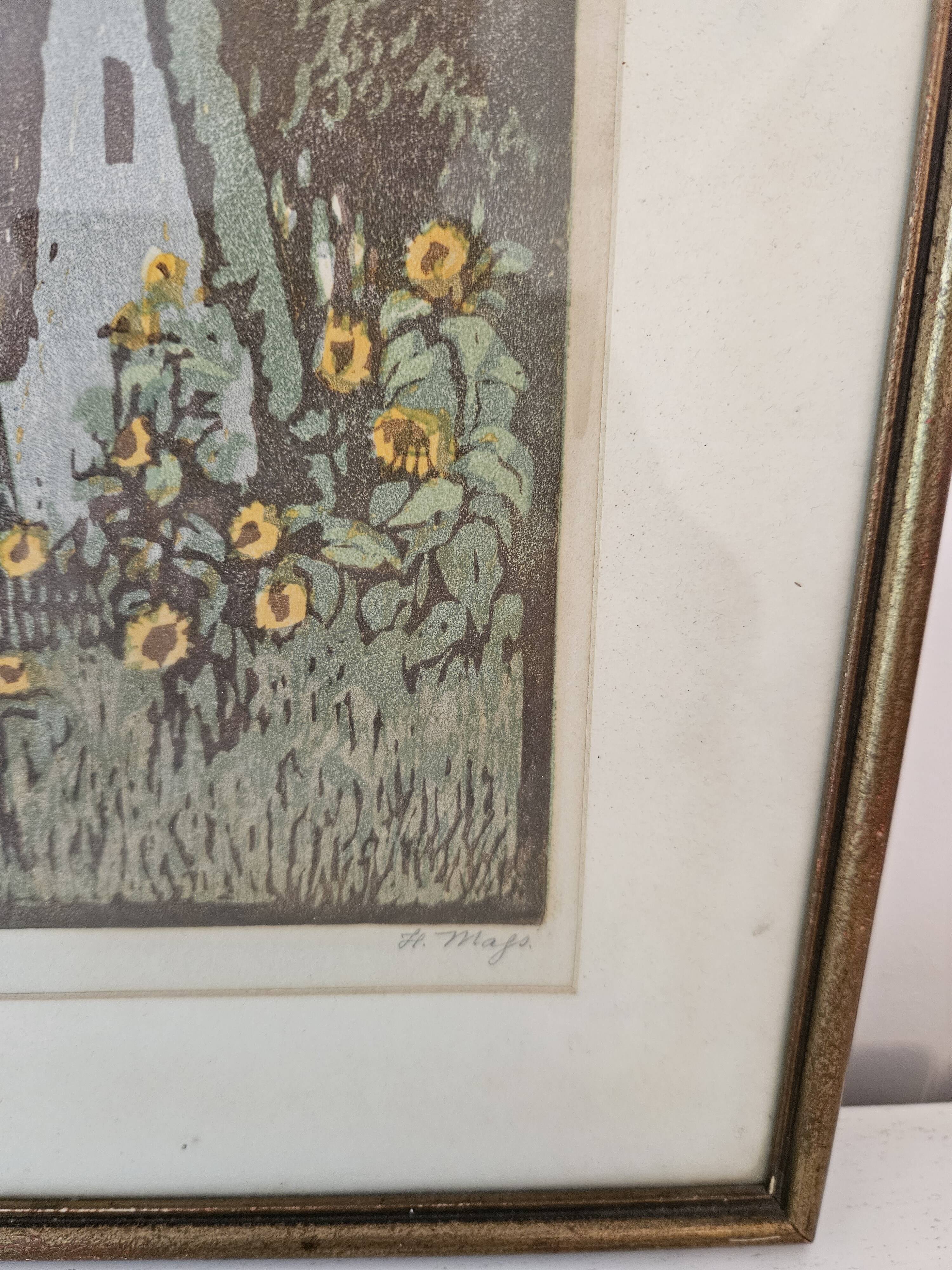 Lithograph by H. Majs