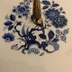 Limoges blue and white porcelain platter
