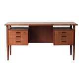 Freestanding writing desk in teak, Danish design, 1950s