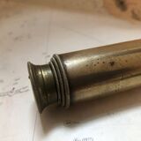 Old brass telescope from the 19th century