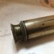 Old brass telescope from the 19th century