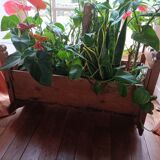 Porte-plante en bois décoratif