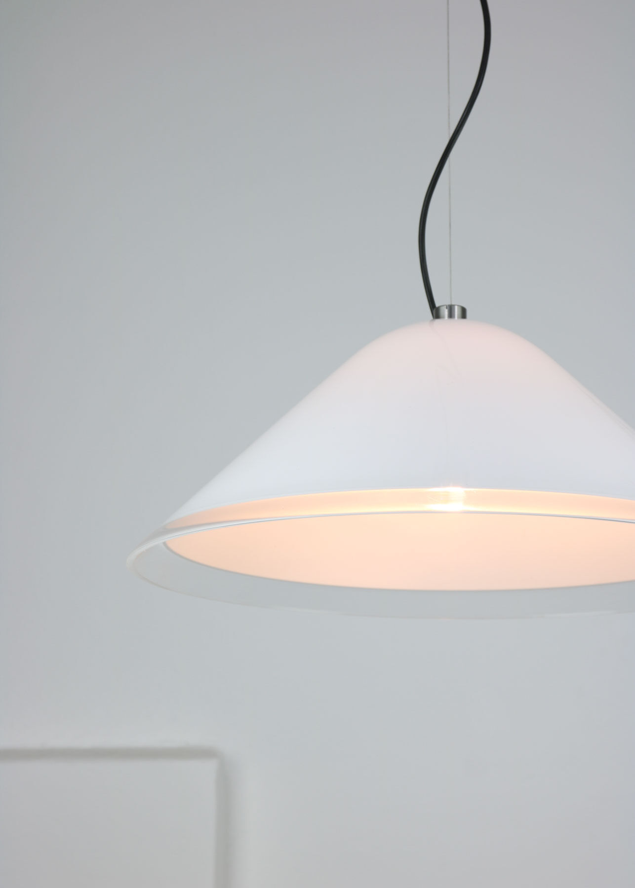 Space Age pendant lamp from Guzzini & Meblo, 1970s