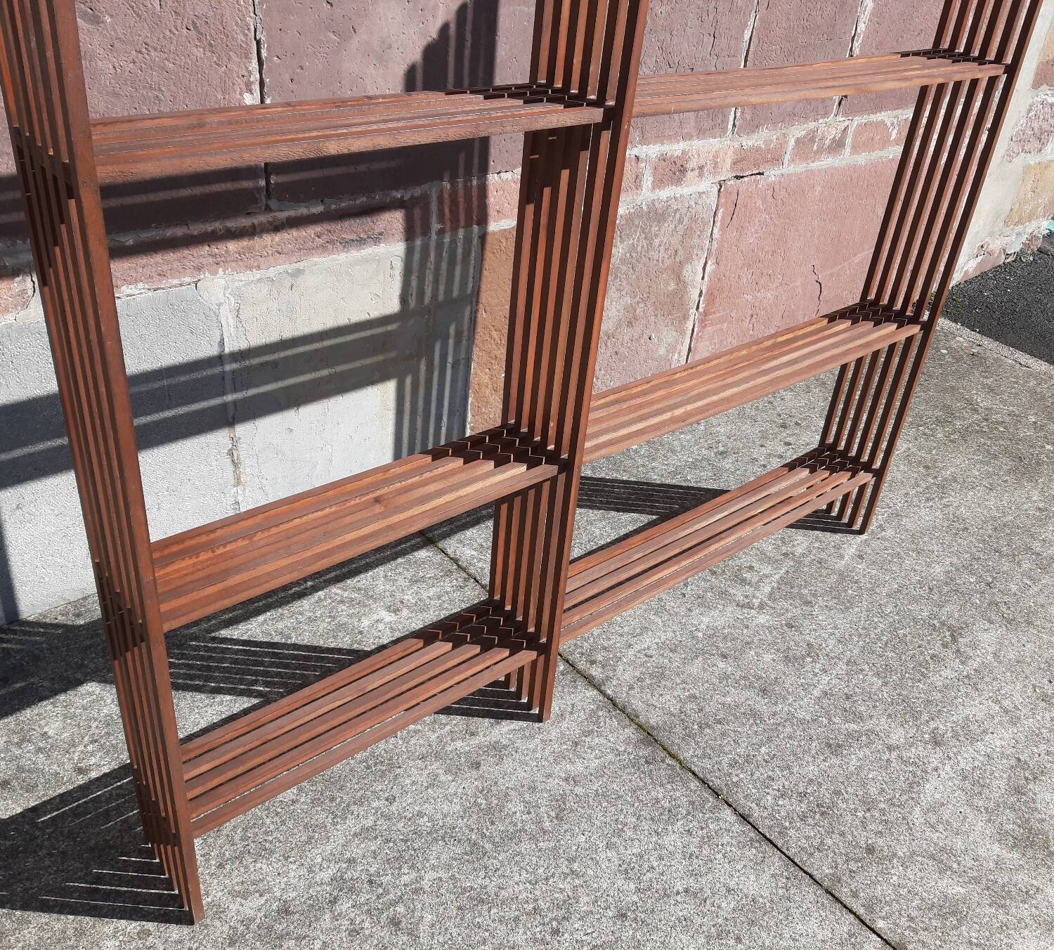 Scandinavian wall shelf (or bookcase), 60s/70s