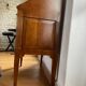 Secretary with drop-leaf in Louis XVI style – patinated wood and interior co