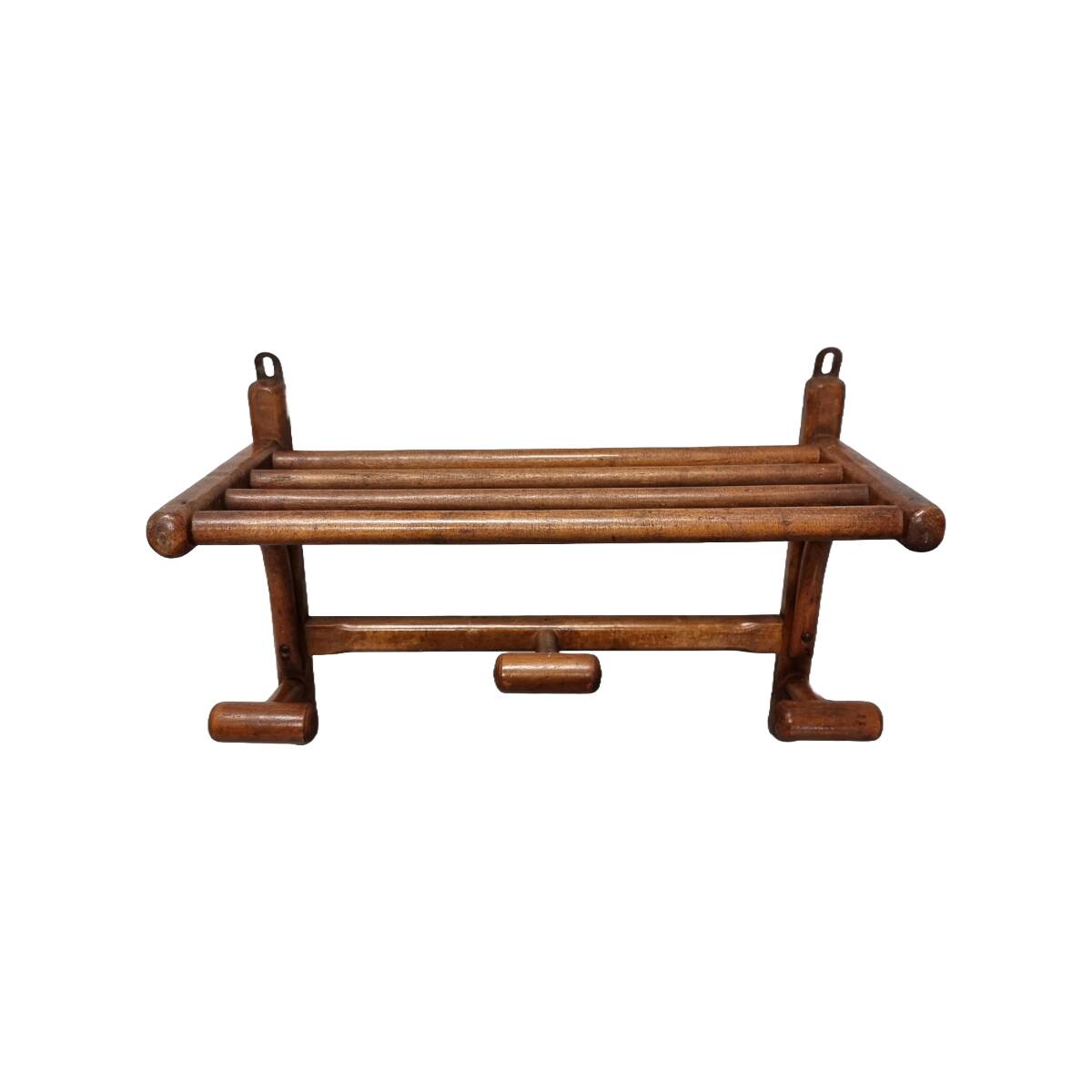 French Mid Century Wall Coat Rack From Gyf, 1950s.