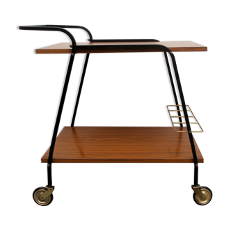 Desserte en formica en bois 1960