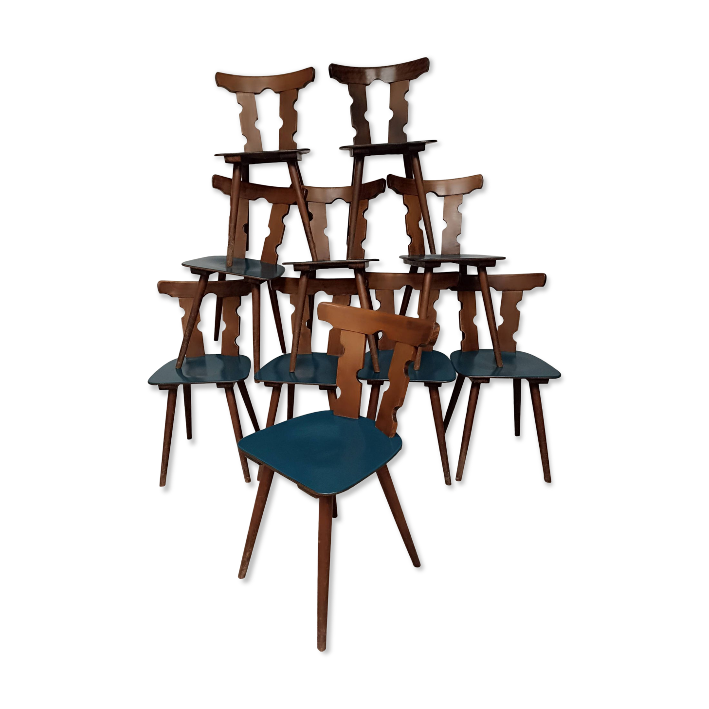 Lot chaises bistrot vintage