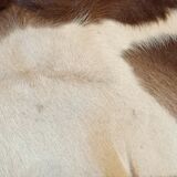 Vintage cow skin carpet, 140 cm x146 cm