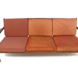 Scandinavian sofa 3 places "USA 75", Folke Ohlsson for DUX, Sweden, 1960