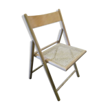 Folding chair in cane
