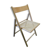 Chaise pliante en cannage