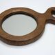 Vintage French rustic wall mirror from the 1950s