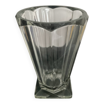 Art Deco crystal vase