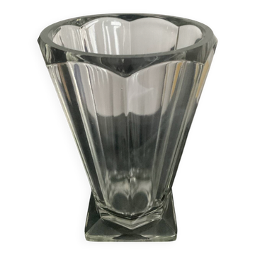 Art Deco crystal vase