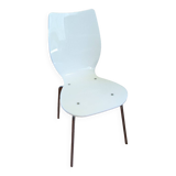 White plexiglass chair