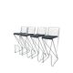 4 tabourets de bar par Till Behrens pour Shlubach