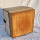Old teak chest with original unbleached patina