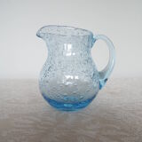 Bulled glass pitcher