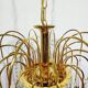 Murano chandelier with pink tassels with 3 lights