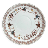 Polychrome iron earth saucer HB et Cie