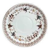 Soucoupe terre de fer polychrome HB et Cie