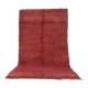 Burgundy Vintage Handmade Moroccan rug 180 x 336 cm - Berber wool Rug